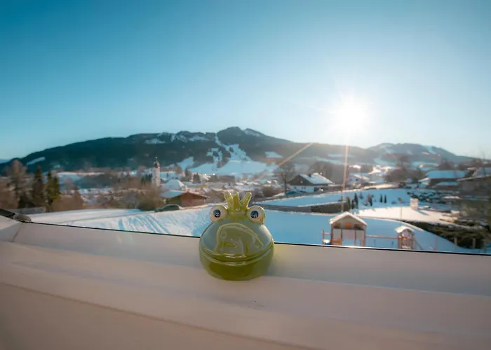 Froschkoenig Mit Sauna & Bergblick, Self-check-in, Wlan, Parkplatz, Zentrumsnah * Nesselwang